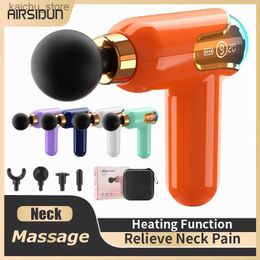 Electric massagers Massage gun LCD display electronic massage machine used for whole body massage relieving muscle soreness for exercise Y240425