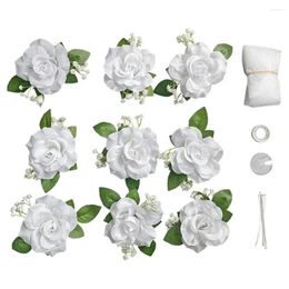 Decorative Flowers Easy To Instal Wedding Car Decorations Hood Elegant European-style Flower For Any