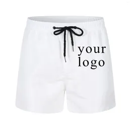 Men's Shorts Your Own Design Brand Logo/Picture Personalised Custom Anywhere Men Women DIY Solid Colour Comfortable Beach Pants Fashion