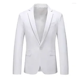 Men's Suits Bright Suit 15 Colours High Quality Jacket Stylish Slim-Fit Blazer Wedding Party Dress Coat For All Seasons Big Size M-6XL