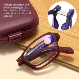 Sunglasses Blue Ray Blocking Anti-Blue Light Reading Glasses Eye Protection Foldable Hyperopia Portable Ultralight