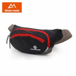 Bags Maleroads Waterproof Running Waist Bags Utility Fanny Pack Ultralight Sport Cycling Belt Money Cell Phone Pocket for Men Women