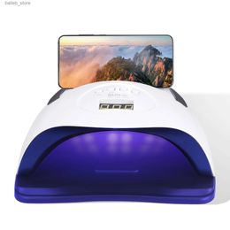 Nail Dryers LINMANDA Professional Multifunction Uv Led Nail Dryer For All Gel Polish 160w Nail Phototherapy Machine Quick Drying Nail Polish Y240419