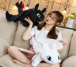 354560cm How To Train Your Dragon 3 Toothless Anime Figure Night Fury Light Fury Toys Dragon Plush Doll Toys For Children Y200722461725