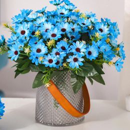 Decorative Flowers Fake Plastic Gerbera Artificial Flower Ornaments For Home Wedding Anniversary Party Decor PR Sale