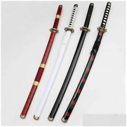 Figures Cartoon Figures Cosplay Op Roronoa Zoro Xue Zou Katana Sword Role Playing Sauron Sandai Kitetsu 104Cm Superb Wood Prop T221108 Dro