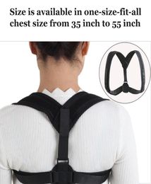 Upper Back Posture Corrector Clavicle Support Belt Back Slouching Corrective Posture Correction Spine Braces Supports Health Care9538639