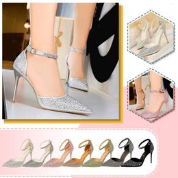 Dress Shoes Pointed Toe Wedding Sexy Blingbling Luxury Heels For Women