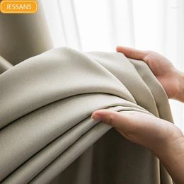 Curtain Munich Full Blackout Fabric Bedroom 2024 Thermal Insulation Thickened Opaque Modern Minimalist Living Room