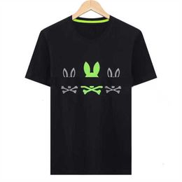 Psyco Bunny Mens t Shirts Psychological Rabbit Men Print Tshirt Comfortable Couple's Breathable and Casual Cotton t Shirt M-3xl Kha3