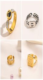 Luxury Designer Women Love Ring 925 Silver Gold Rings Copper Fashion Jewelry Spiral Ring Wedding Party Diamond Alphabet Accessory 4318298