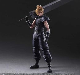 Anime PLAY ARTS Final Fantasy VII Cloud Strife Edition 2 PVC Action Figure Collection Model Toys Doll Gift Q07222423738