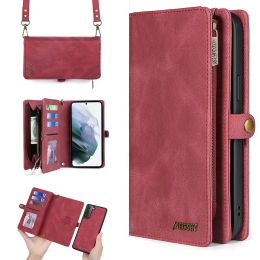 Wallets Wallet Shoulder Bag Phone Case for Oneplus 7 7pro 7t 8 8pro 8t 9 9pro Wallet Shoulder Bag Phone Case for Oneplus 7 7pro