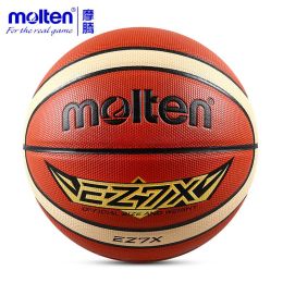 Balls Balls Original Molten Basketball Ball EZ7X/EZ6X/EZ5X Brand High Quality Genuine Molten PU Material Official Size7/Size 6/5 Basketb