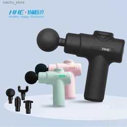 Electric massagers HHE massage gun vibrator massager mini massage gun muscle machine beauty and health facial massager sports fitness massage Y240425