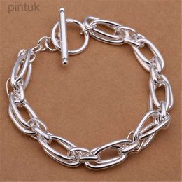 Chain Wholesale for Men Women Chain 925 Sterling Silver Bracelets Noble Wedding Gift Party Fashion Jewellery Christmas Gifts d240419