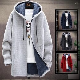 Men's Sweaters 2024 Long Cardigan Sweater Men Fashion Oversized Knit Pull Knitted Coats Male Solid Casual Streetwear