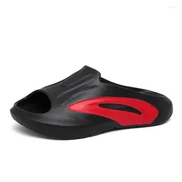 Slippers Summer Men's Shower Flip-flops Indoor And Outdoor Home EVA Sandals Non-slip Casual Beach Shoes Mesh