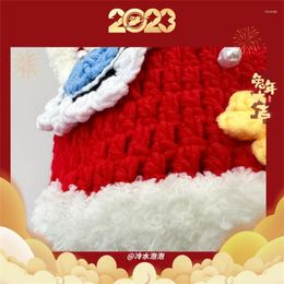 Berets Red Hat Chinese Year Earflap