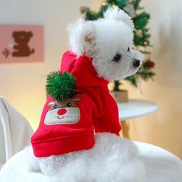 Dog Apparel Pet Clothes Cat Clothing Holiday Christmas Elk Couple Puppy