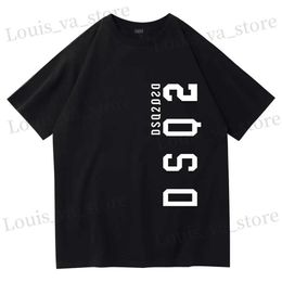 Men's T-Shirts brand cotton Maple Leaf Pattern style Mens and Womens letter casual O-Neck T-shirt short slve ts T-shirt for men T240422