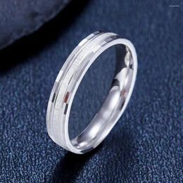 Cluster Rings Real Pure Platinum 950 Band Women Gift Lucky Simple Carved Ring 3.93g/US Size 6