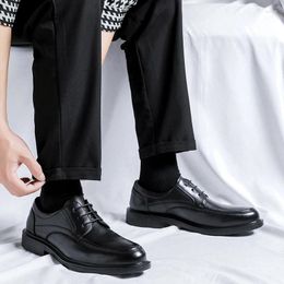 Dress Shoes Men's Korean Version Of The Pointy Head Hundred Matching Leather Summer Fashion Trend Casual