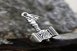 yutong Vikings Pendant necklace mjolnir pendant North Necklace Stainless Steel Chain Norse Viking Jewelry BP8482281Z7791970