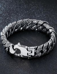 Massive Heavy Stainless Steel Bracelet For Men Mens Link Chain Bracelets Metal Bangles Armband Hand Jewelry Gifts Boyfriend 2202226034881