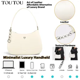 Shoulder Bags TOUTOU Fashion Luxury Crescent Bag Chain Decoration Style Crossbody For Women