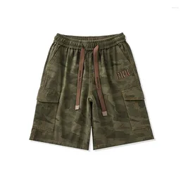 Men's Jeans M-8XLLarge Size Camouflage Workwear Shorts Plus-Sized Widened Thin Casual Paratrooper Pants Multicolor