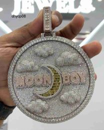 Necklaces Designer Jewelry Custom Name Pendants 925 Silver Real Gold VVS Moissanite Hip Hop Iced Out Fine Jewelry Pendant