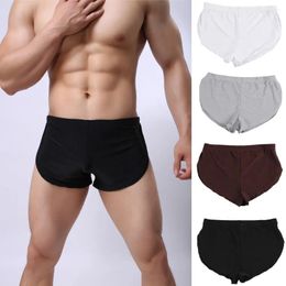 Underpants Men Sexy Underwear Letter Pure Color Briefs Shorts Bulge Pouch Male Cotton Calzoncillos Comfortable Panties