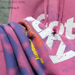 Fashion Designer Men's Hoodies Sweatshirts 2023fw Washed Pink Vetements Hoodie Men Women I Did Nothing I Just Got Lucky Vintage Hooded Oversized Pullover 635