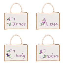 Bags Personalised Custom Handbag Bachelorette Party Shopping Bag Wedding Shoulder Bag Team Bride Bridesmaid Gifts Women Luxury Bag