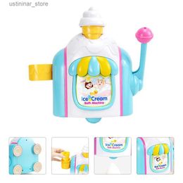 Sand Play Water Fun Ice Bubble Machine Child Plaything Tub Baby Bath Accessories Kids Toy Abs Shower Playthings L416