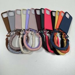 the New XOUXOU Wrist is Suitable for Iphone 14 Drawstring Phone Case Apple 13 Anti Drop