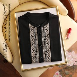 Women's Blouses France Style Ladies' Shirts Elegant Button-Down With Chiffon Sleeve 2024 Spring Summer Tops Blusa Mujer