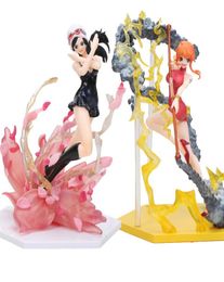 16cm One Piece Figure Nico Flower Ver Nami Figure One piece Anime Collectible Model Toys Y2004212619403