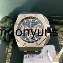 audemar pigeut Luxury Mens Mechanical Watch Roya1 0ak Offshore 26420ti Titanium Sports and Leisure National Companion Inspection Swiss Watches Brand Wristwatch