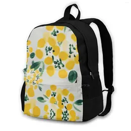 Backpack Flower Clumps For Student School Laptop Travel Bag Boho Fashion Designer Trending Cute Textile Pattern