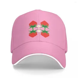 Ball Caps Strawberries Baseball Cap Bobble Hat Trucker Hats Women's Men's