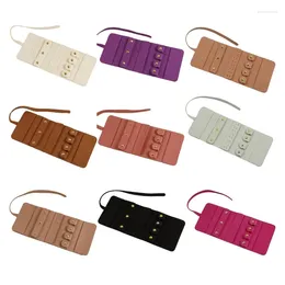 Jewellery Pouches 652F Convenient Storage Bag Lightweight Necklace Bracelet Travel Waterproof Earrings Rings Rolls