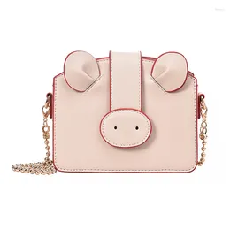 Bag Cute Pig Pattern Crossbody For Women 2024 Designer Fashion Sac A Main Female Shoulder Chain Handbags Purses