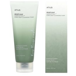 Anua Heartleaf Pore Deep Cleansing Foaming Facial Cleanser, 5.07 Fl Oz 150 Ml Gentle and non-irritating Facial Care