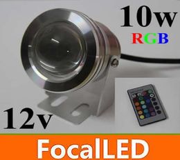 10W 1000lm led under water rgb led pond lights 12V led underwater fountain light flash waterproof IP683927914