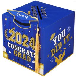 Party Supplies Graduation Gift Box Decorations Class Of 2024 Cards Case Favor Boxes Treat