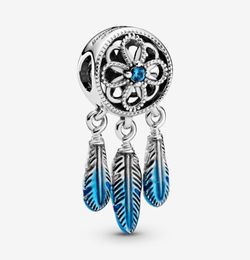 2021 Spring Collection 925 Sterling Silver Jewelry Beads Blue Dreamcatcher Charms 799341C01 Fit European Style Bracelets Necklaces4804113