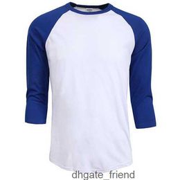 Hot sale summer autumn Men O-Neck 100% Cotton T-shirt Mens Casual Sleeve Tshirt Raglan Jersey Shirt man