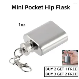 Hip Flasks 1oz Portable Pocket Stainless Steel Liquor Flask For Alcohol Bottle Travel Whiskey Mug Kitchen Mini